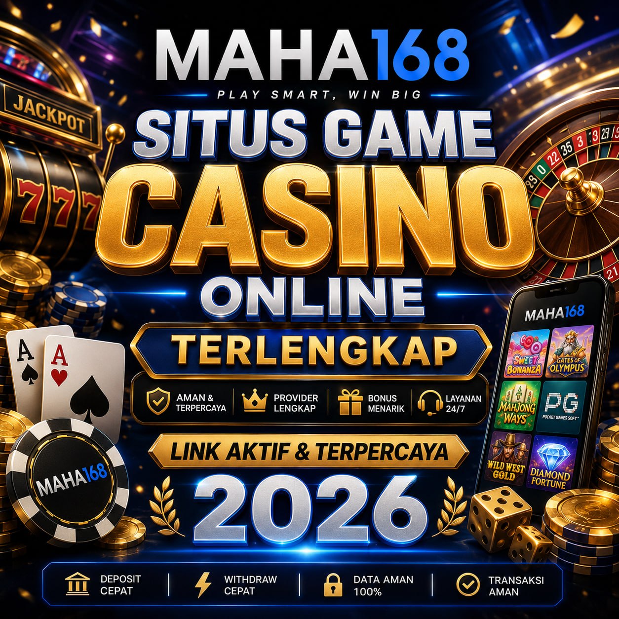 MAHA168 Casino Banner